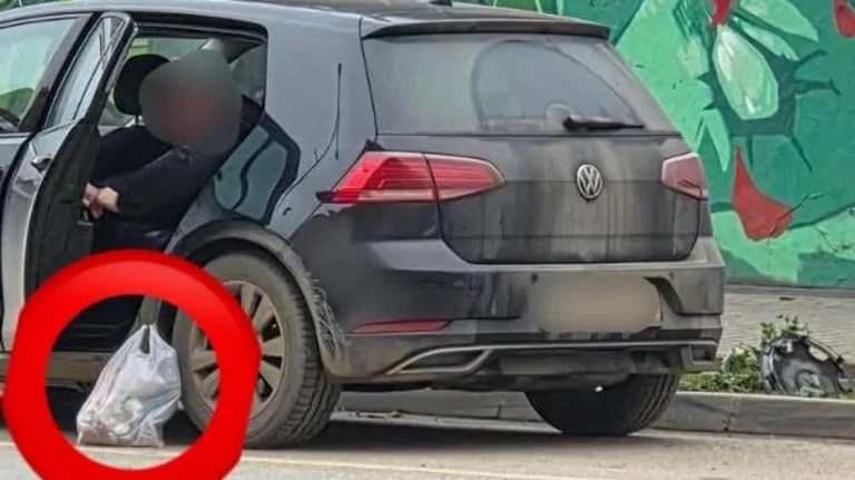 Hij gooide vuilnis op de weg vanuit de auto, beboete een persoon in Pristina