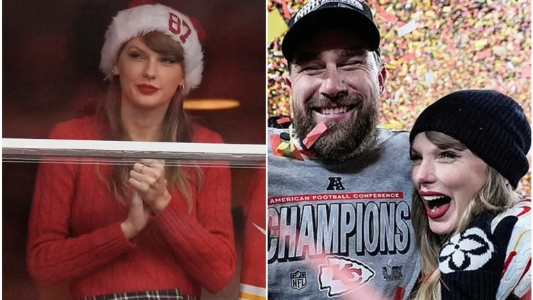 Taylor Swift의 크리스마스 데이에서 일한 경기장 노동자와 다루는 특별한 행동.