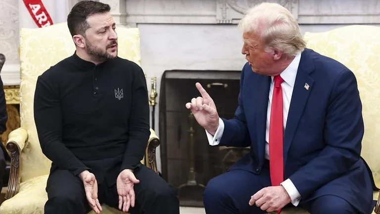 Voor de ontmoeting met Zelensky, Trump roept Poetin