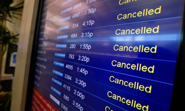 VS: Duizenden vluchten worden geannuleerd als gevolg van de storm