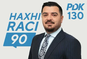 I'm 90 PDK, Haxhi Raci, 지지자들 덕분에: 당신은 승리를 위해 나를 함께 영광.