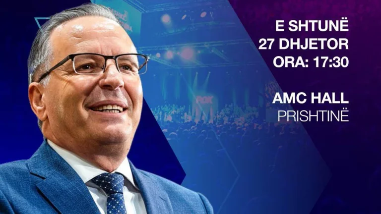 Hamza sluit morgen de campagne in Pristina af: Open een nieuw hoofdstuk voor Kosovo