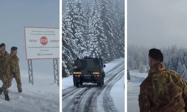 Italienska soldater utför patruller över Kosovo, KFOR: Med sin professionalism bidrar de till regional stabilitet