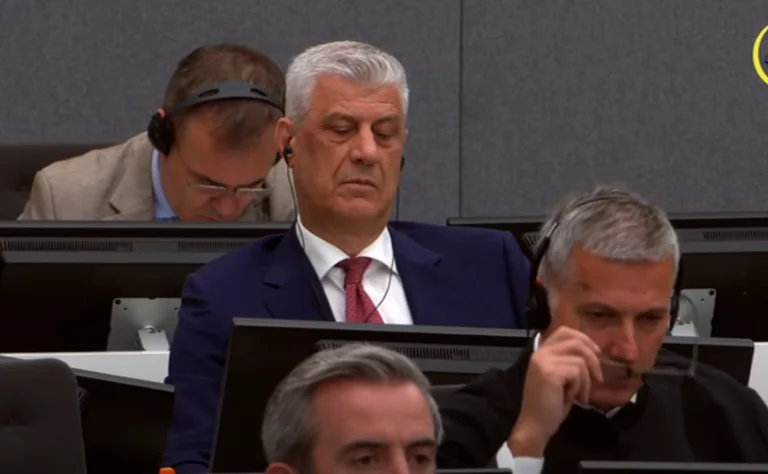 Data revelada en jutjar Thaci i altres comença