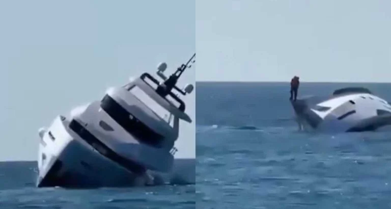 Турските яхтени дъна, собственици и членове на екипажа скачат в морето