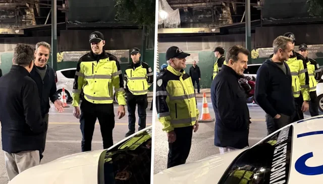 Premier Mitsotakis poddaje się testowi alkoholu na ulicach Aten?