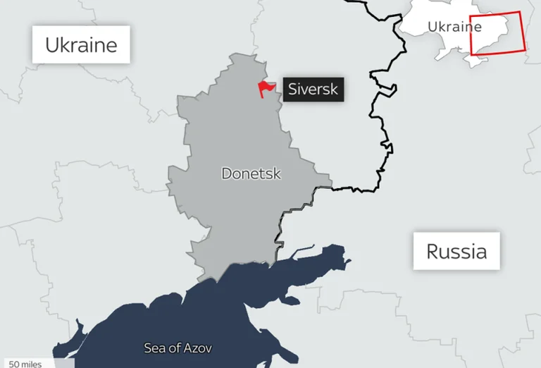 Rosja twierdzi, że podbił ukraiński Siversk