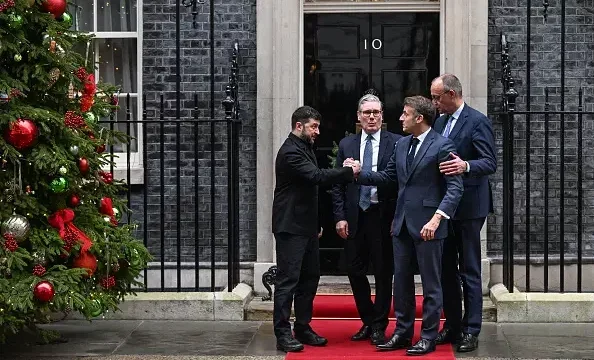 Zelensky, Macron, Merzi ve Starmer ile Londra arasında yarım saat konuşma