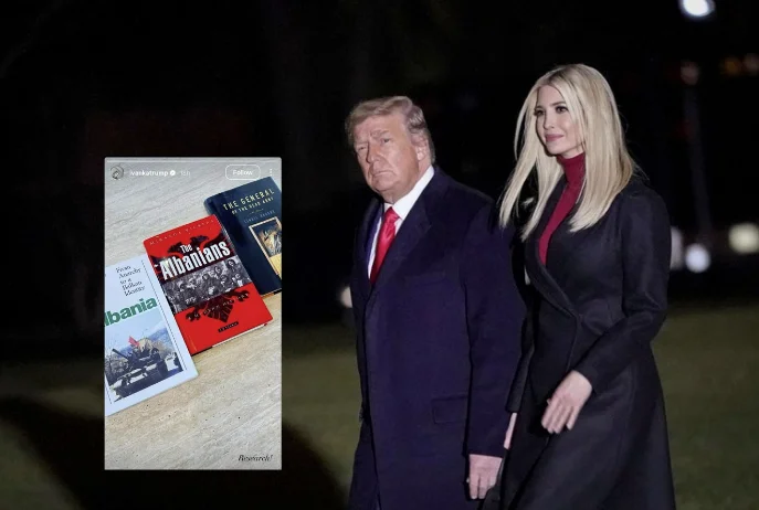 Başkan Trump'ın kızı Instagram'da Arnavut tarihinde kitap yayınlıyor: Ne araştırıyorsunuz?