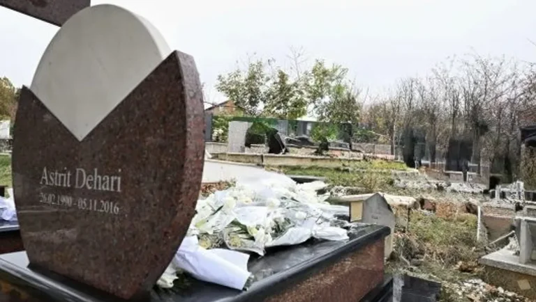 Astrit Dehar'ın mezarı hasar, polis soruşturmaları