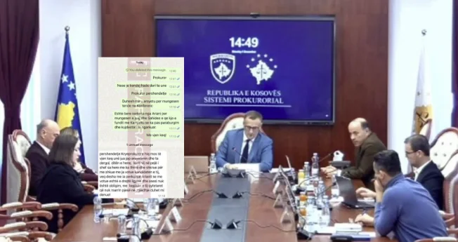 הלחץ טען לכאורה על ידי התובע Arian Gashi לעשות בבחירת חבר KPK, ההודעה נחשפה.