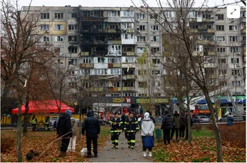 우크라이나에서 러시아 큰 공격, 6 Killed 및 Dozens 부상