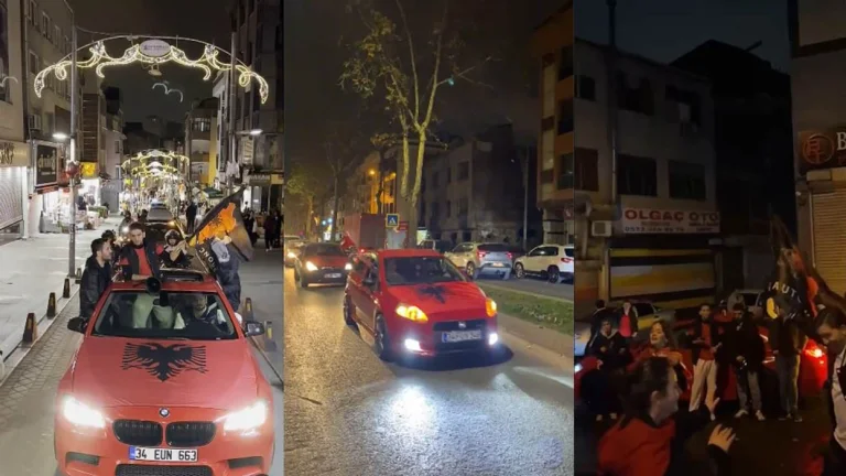 Albansk diaspora i Tyrkiet fejrer 28. november på gaderne i Istanbul