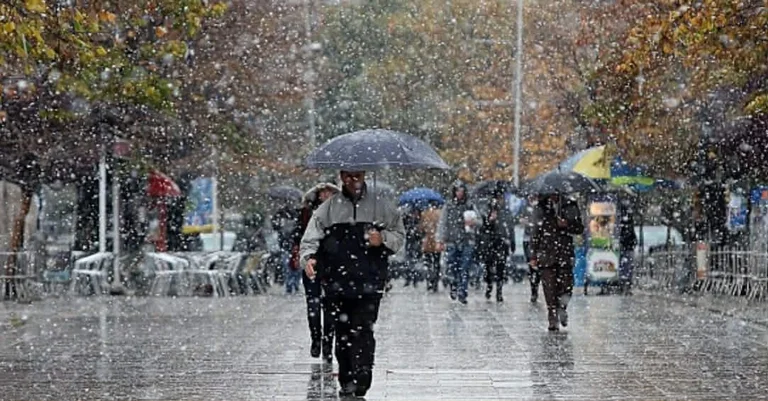 Weather Today With a Mix of Winter Rainfall