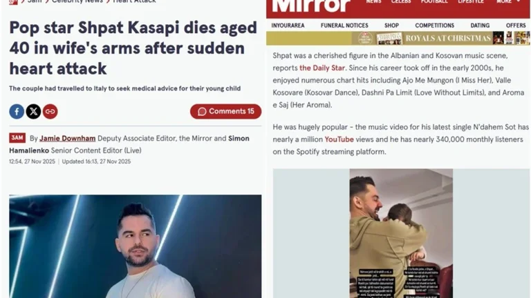 Lo Specchio scrive sulla morte della Spada Caspio.