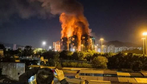 Hong Kong brand på de døde