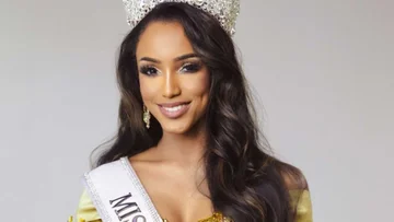Hon föll av scenen och rusades till sjukhus, detta är Miss Jamaicas hälsotillstånd.