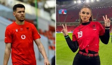 Vesha Vlasaliu och Mirlind Daku väntar på en tjej