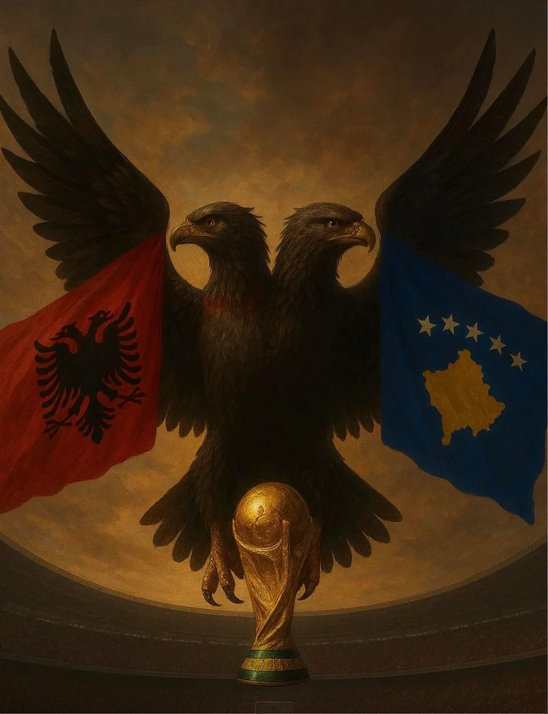 Edi Rama מגיב לאחר המנצח נגד סלובניה: Eagle withסובו, אלבניה בזרועות כלפי העולם