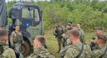 Danes bo KSF v Germu opravil vojaško urjenje.