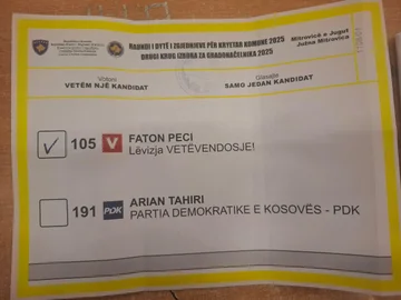 Behrami objavi še en glas: Nadaljujemo z razglasitvijo VV glasovanja iz VV v Mitrovici