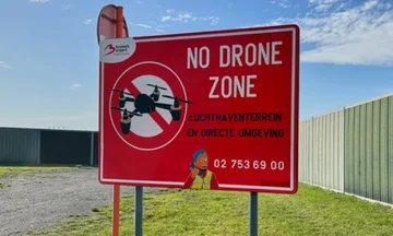 Druon na letališčih in jedrskih elektrarnah v Belgiji