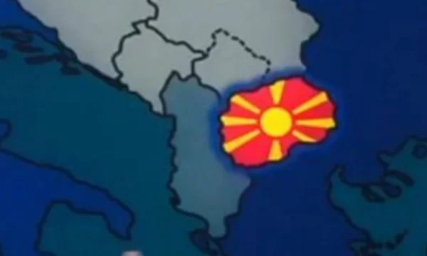 Botrányos: Mickoski közeli televíziója nem ismeri el Koszovó határait - Szerbia részeként mutatja be