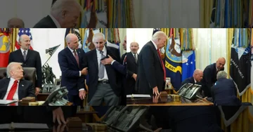Dramatični pogled Oval Office: Oseba omedli med Trumpovo konferenco o cenah drog