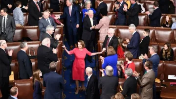 Nancy Pelos je bila ena vodilnih osebnosti v ZDA.