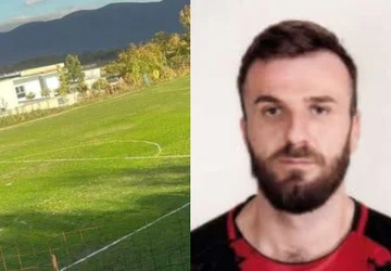 Fußball in Tetovo. Albanischer Fußballspieler stirbt.