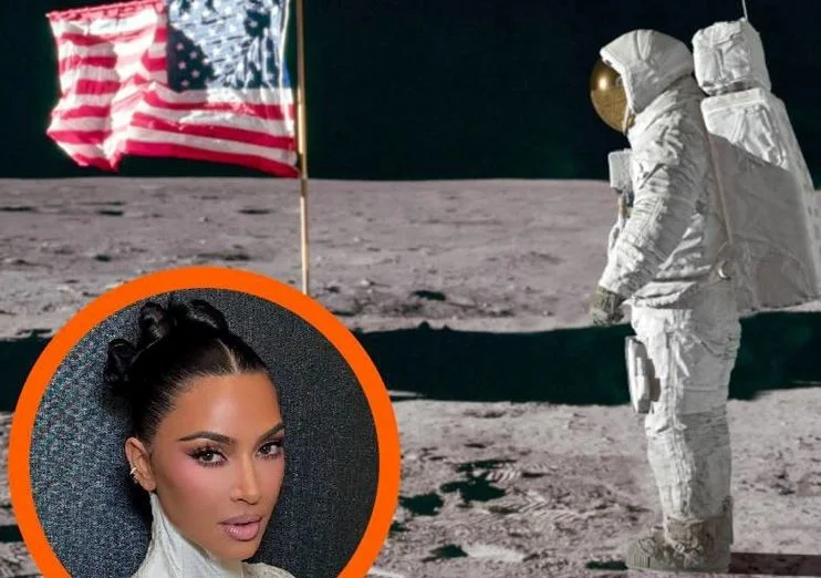 Kim Kardashian azt állítja, hogy a NASA a Holdon landolt hamis volt: