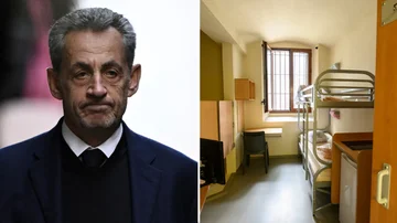 Prison의 Sarcozy에 대한 Privileged 교육, 4 주 방문을 수신하는 유일한 교도소