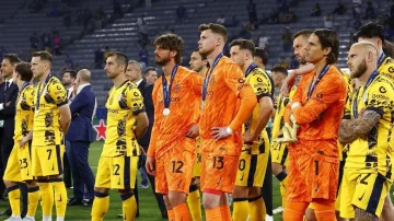 Inter's Torwart Unfälle einen Fußmann in der Nähe des Trainingszentrums