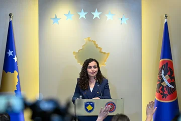 Vjosa Osmani는 사우디 아라비아 수요일까지 숙박 할 것으로 예상되며, mandate 약속의 상순