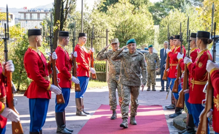 KFOR Commander, Montenegrin Minister Discuss Security in Kosovo