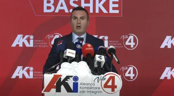 Zgodovina je napisana v Severni Makedoniji, prvič kot albanski predsednik