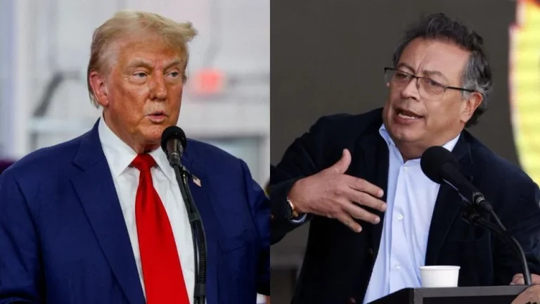 Trump îl cheamă pe preşedintele Columbiei.