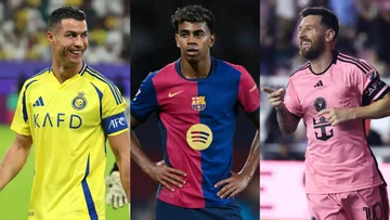 Cristiano Ronaldo は Messs を背後から残します。, 2025 と Lamine Yamal の世界で最も支払われたサッカー選手を宣言しました。.