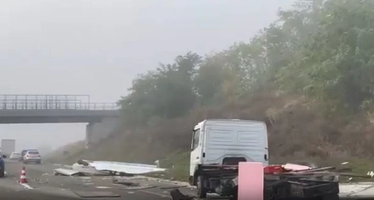 Una lesionada por el accidente en la carretera de...