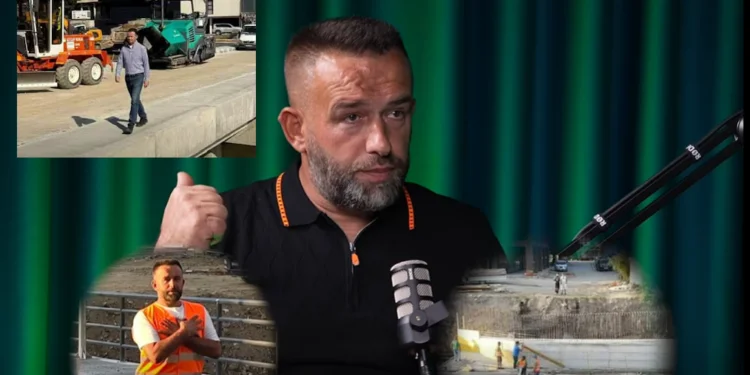 Quan construïa el pont Ibër, Faton Peci va intentar evitar que fem campanyes de vídeo