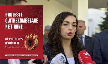 Osmani podpira protiposeben protest v Tirani: KLA vojna je bila poštena