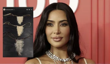 Kim Kardashian överraskar med den nya modellen av underkläderna