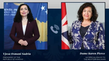 Osman pove britanskemu odposlancu: Srbija nezakonito posega v naše volitve