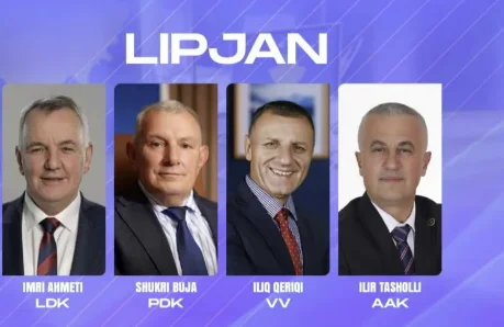 Räkna med CEC: I Lipjan tar Imri Ahmeti ledningen.