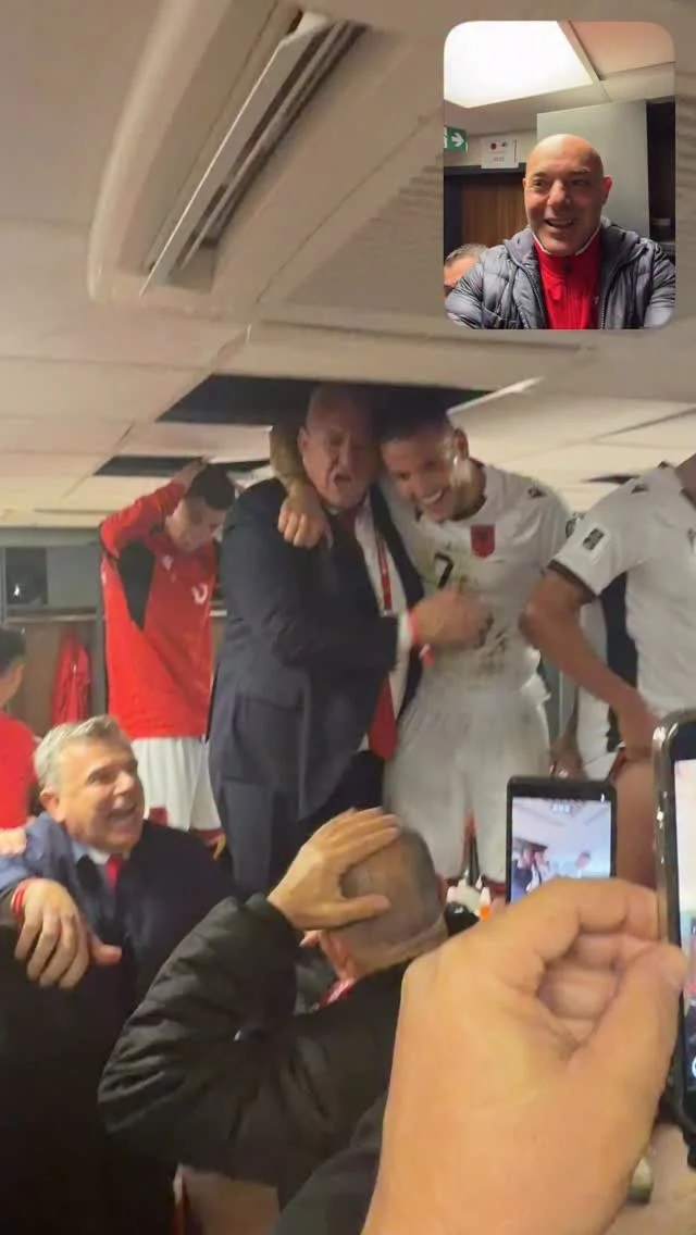 Blendy Fevziu ontdekt de sfeer in de strip na de overwinning