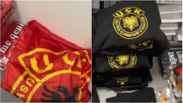 Srbija aretira albanske državljane, ki nosijo zastave in majice z napisom KLA