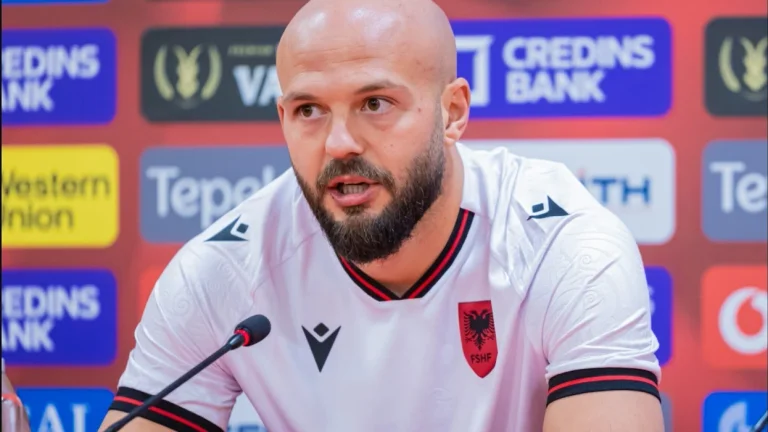 Arlind Ajeti parle devant la Serbie