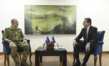 Varnostna situacija del razprave med Kurtijem in poveljnikom KFOR