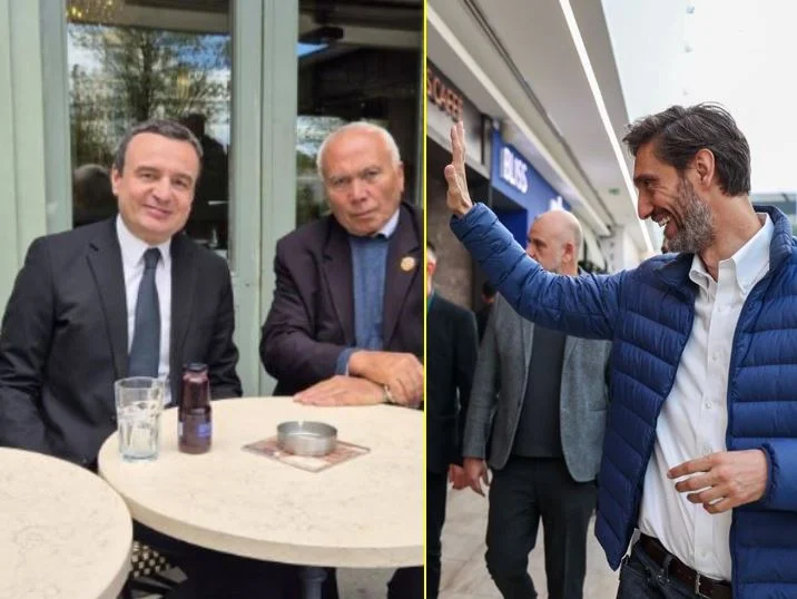 Kurt, qui boit du café au bar du pont Ismaili, l'attaque dans la campagne pour Bon Vivant