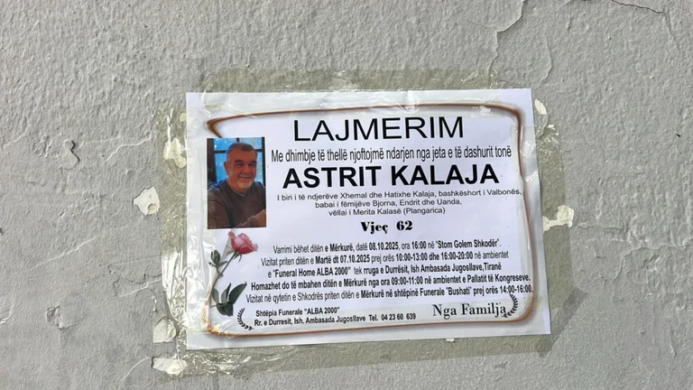 Le juge tué à la cour d'appel de Tirana est enterré demain.